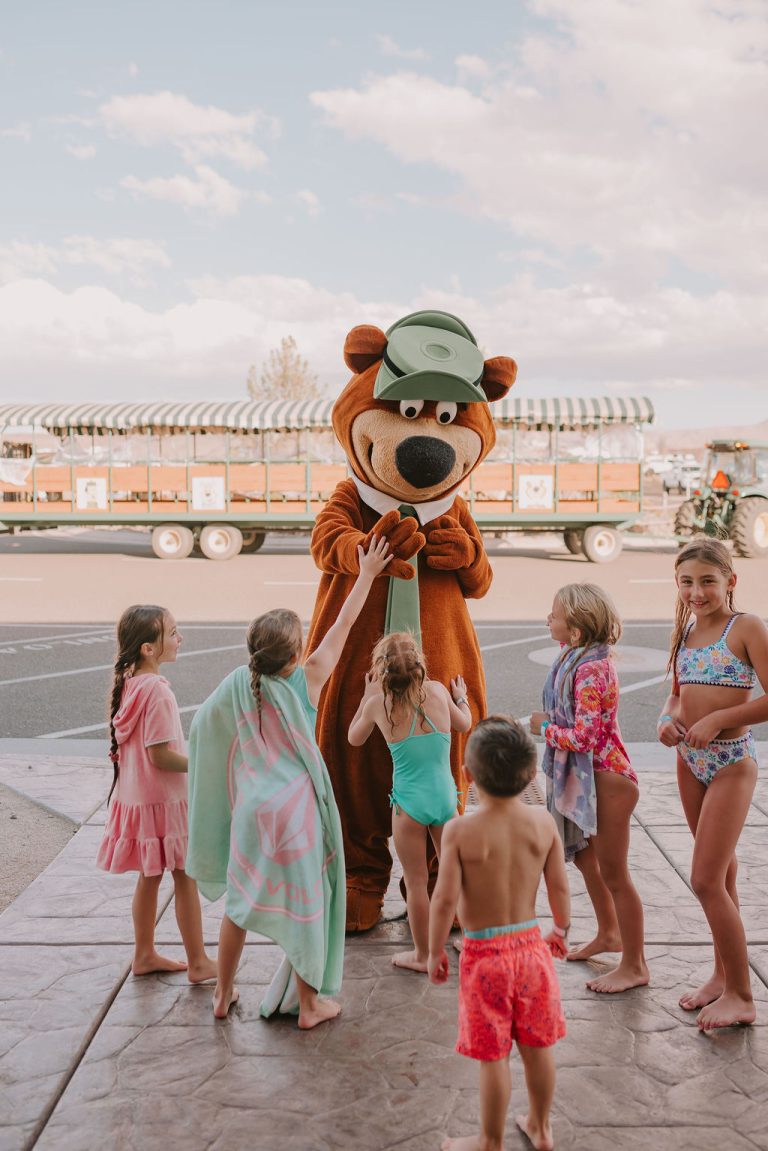 Family fun with Yogi Bear at Jellystone Park Zion Utah