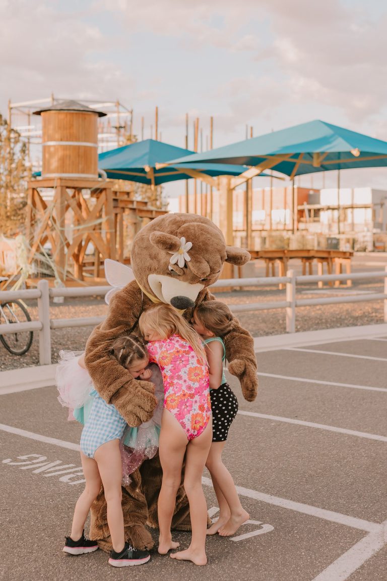 Families enjoying Jellystone Park Zion Utah RV resort